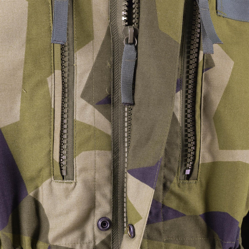 Oryginalna szwedzka armia ciężka M90 Splinter Camo Military Field Troops Nowe