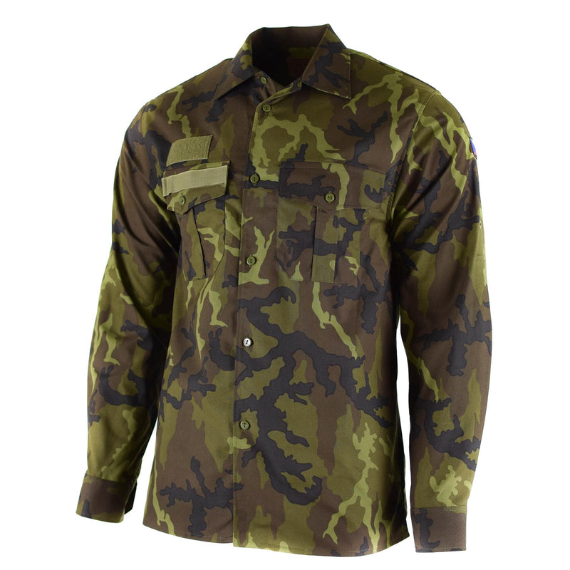 Genuine Czech army shirt Woodland camo vz 95 field uniform military surplus NEW - GoMilitar