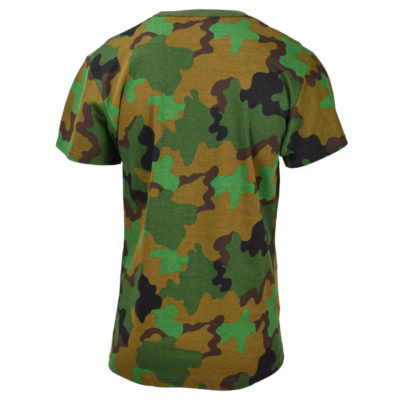 Oryginalna armia holenderska laska z lasy koszulka T-shirt wojskowa nadwyżka dżungli nowa