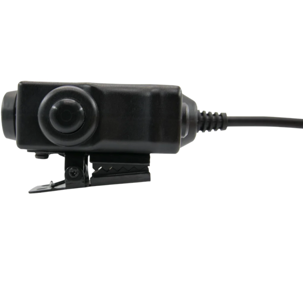 Earmor M52-KEN Adapter PTT Kenwood Baofeng Radio Słuchawki Taktyczne Czarne
