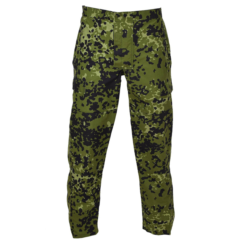 Oryginalne duńskie spodnie deszczowe Camo M84 Wodoodporna taktyczna spoda walki