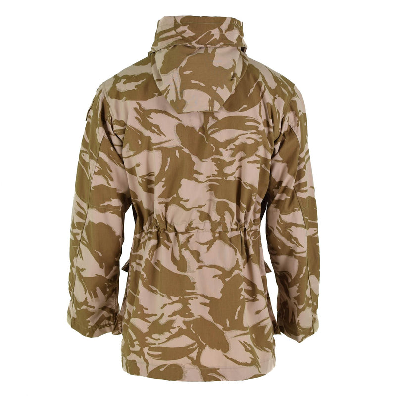 Prawdziwy brytyjska armia Parkana DPM Desert Camo Smock Windproof Jacket Wojskowy numer wojskowy