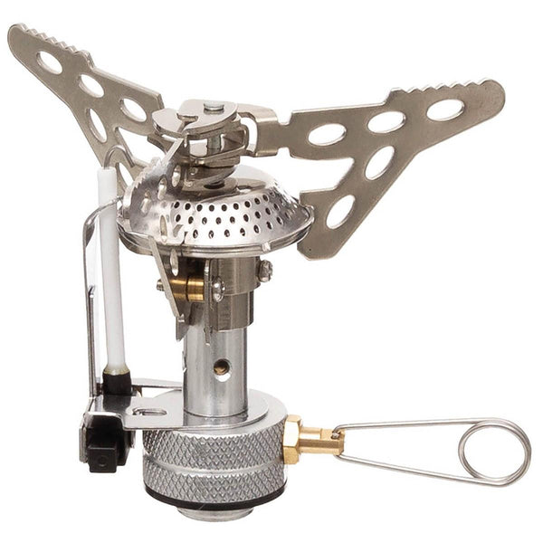 MFH Camping Turing Piezo Burner Burner STOPEDLATE TREKKING Lekkie naczynia kuchenne