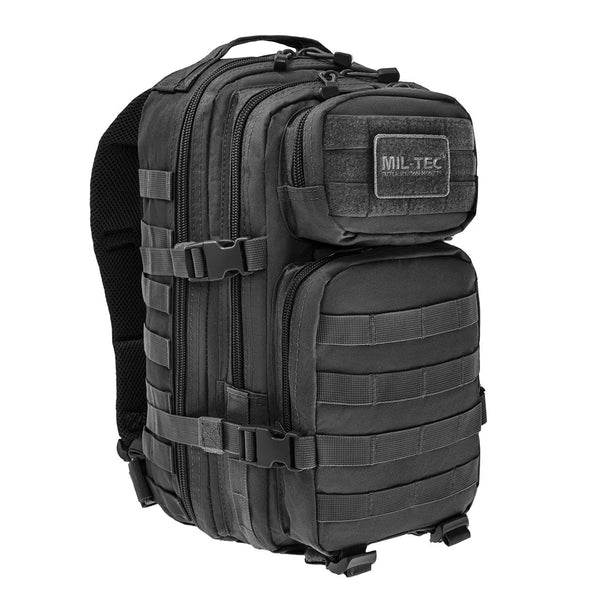 Mil-Tec USA styl szturmowy 20L Taktyczny plecak na zewnątrz Camping Black Plecak