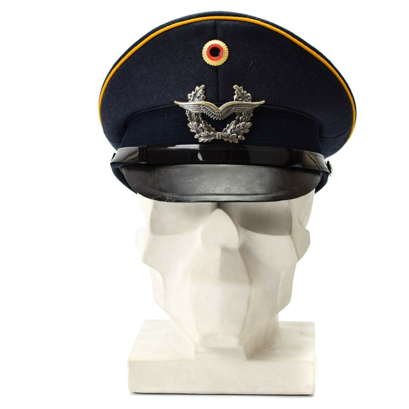 Oryginalna czapka wizjerska armii niemieckiej. Siły powietrzne wojskowe szczytowe hat luftware nowe