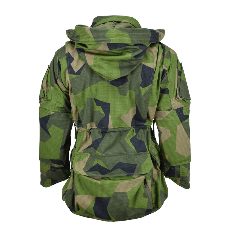 Tacgear marka styl wojskowy Ripstop Commando Smock Jacket Splinter Camo Fullzip