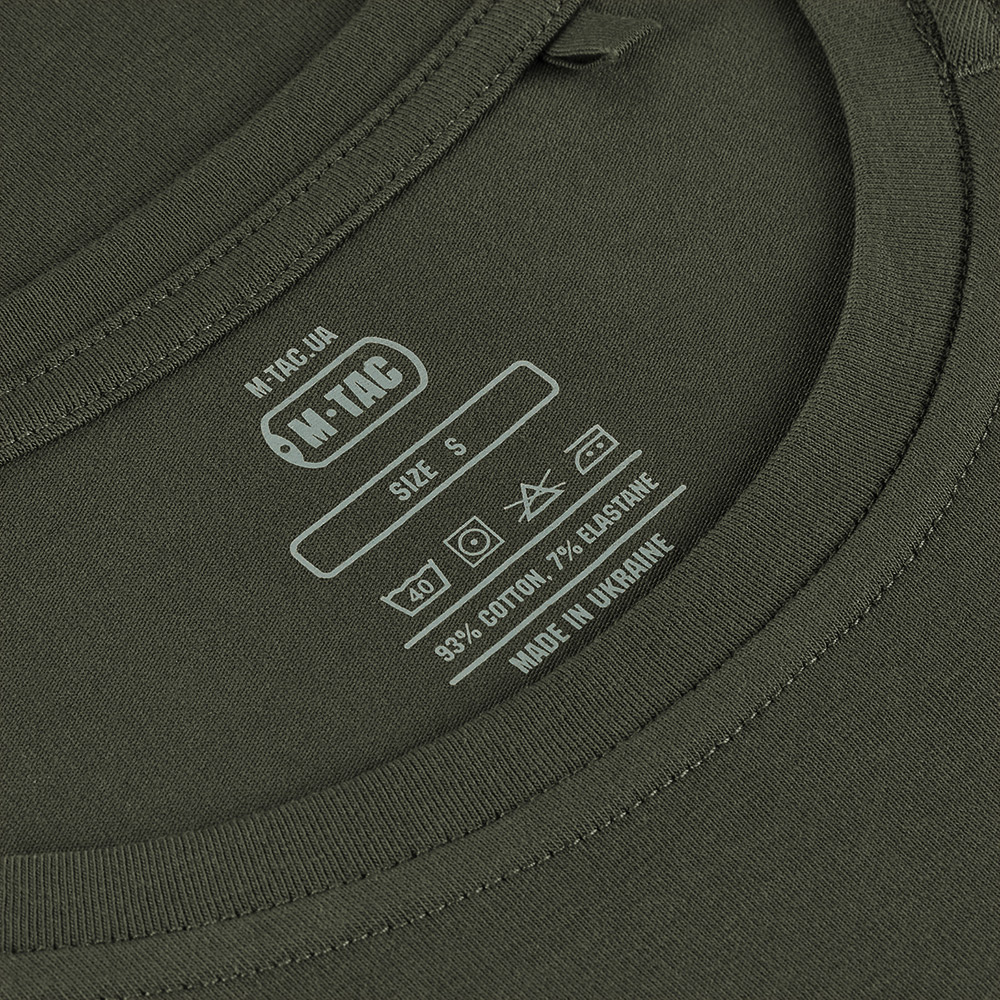 T-shirt M-Tac 93/7 Summer Comfort Fit Lekka, rozciągliwa bawełna w kolorze oliwkowym