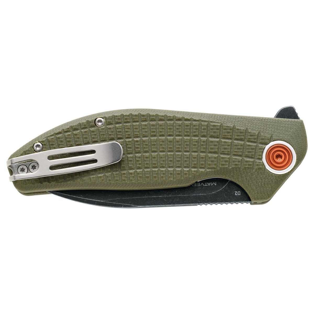 Fox Knives ACUTUS BF-764 OD Składany scyzoryk Ostrze ze stali nierdzewnej D2