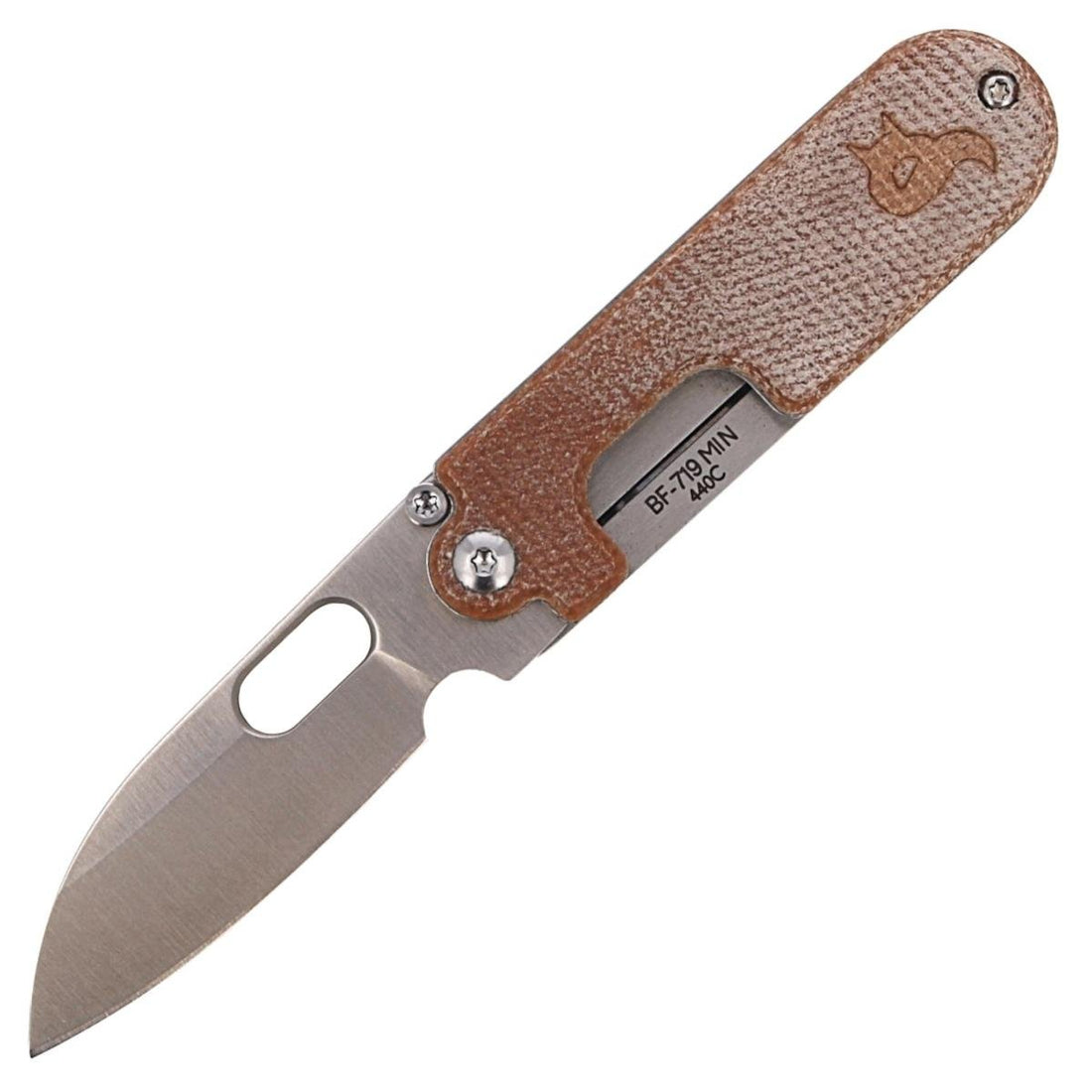 Nóż składany Fox Knives BEAN GEN2 z rękojeścią Micarta ze stali nierdzewnej 440C