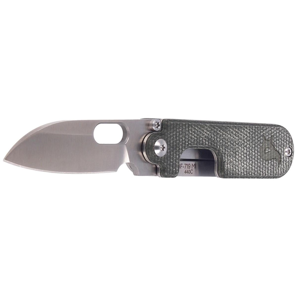 Składany scyzoryk Fox Knives Brand BEAN GEN2 ze stali nierdzewnej 440C powlekanej satynowo