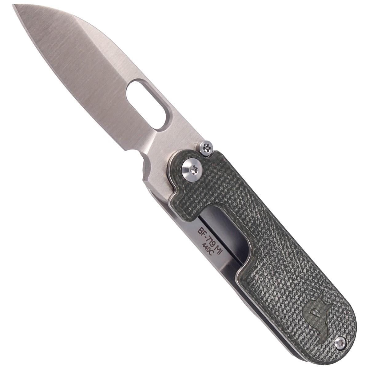 Składany scyzoryk Fox Knives Brand BEAN GEN2 ze stali nierdzewnej 440C powlekanej satynowo