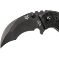 Fox Knives Marka Włochy Chiropteka Nóż składany Karambit ze stali nierdzewnej w kolorze czarnym