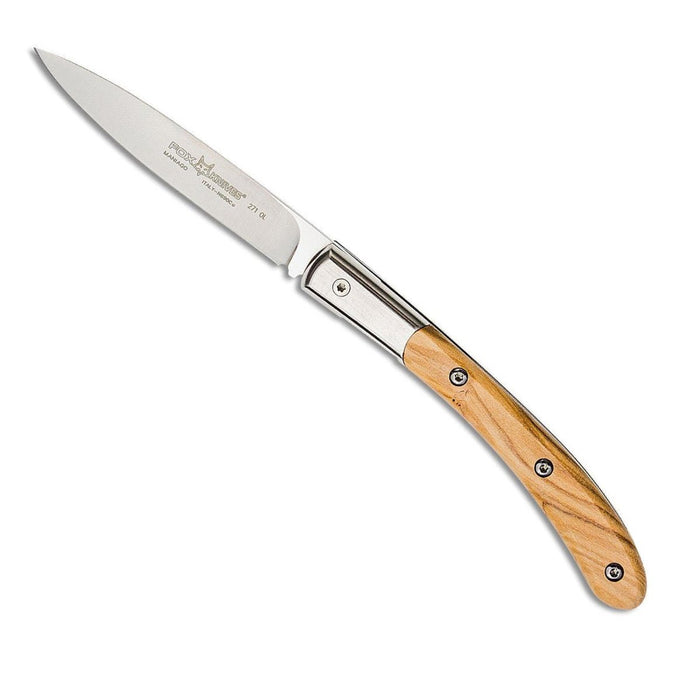 Nóż składany Fox Knives Brand Italy Elite stal nierdzewna N690CO Drewno oliwne - GoMilitar