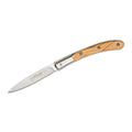 Nóż składany Fox Knives włoskiej marki Elite ze stali nierdzewnej N690CO z drewna oliwnego