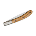 Nóż składany Fox Knives włoskiej marki Elite ze stali nierdzewnej N690CO z drewna oliwnego