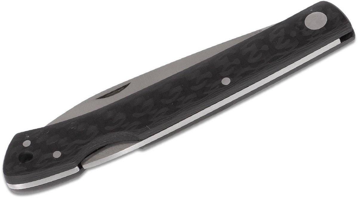 Nóż składany Fox Knives włoskiej marki, rękojeść ze stali nierdzewnej 440C z włókna węglowego