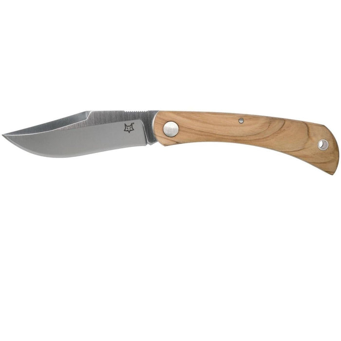 Nóż składany Fox Knives Brand Italy LIBAR stal nierdzewna M390 Rękojeść z drewna oliwnego - GoMilitar