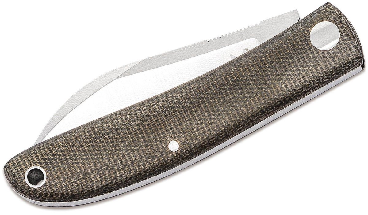 Nóż składany Fox Knives włoskiej marki Livri ze stali nierdzewnej M390 Green Micarta