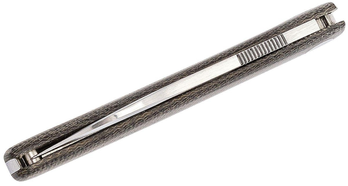 Nóż składany Fox Knives włoskiej marki Livri ze stali nierdzewnej M390 Green Micarta