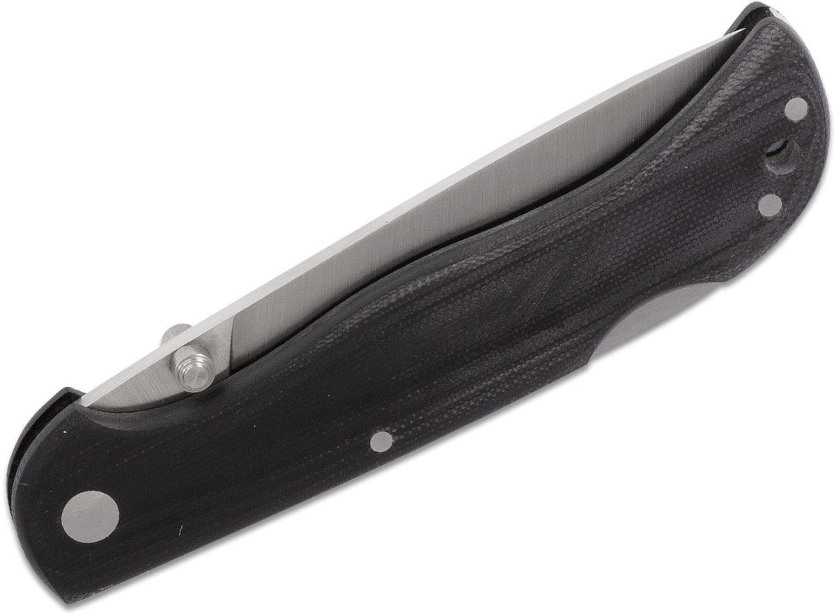 Fox Knives włoskiej marki model 500 czarny składany scyzoryk ze stali nierdzewnej