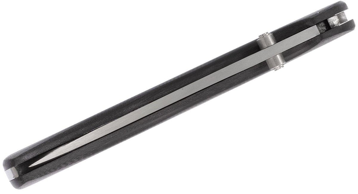 Fox Knives włoskiej marki model 500 czarny składany scyzoryk ze stali nierdzewnej