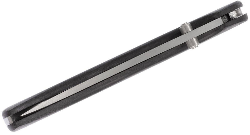 Fox Knives Brand Italy model 500 black folding pocket knife stainless steel - GoMilitar