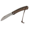 Nóż składany Fox Knives marki włoskiej, składany nóż żeglarski z rękojeścią z drewna ziricote ze stali nierdzewnej