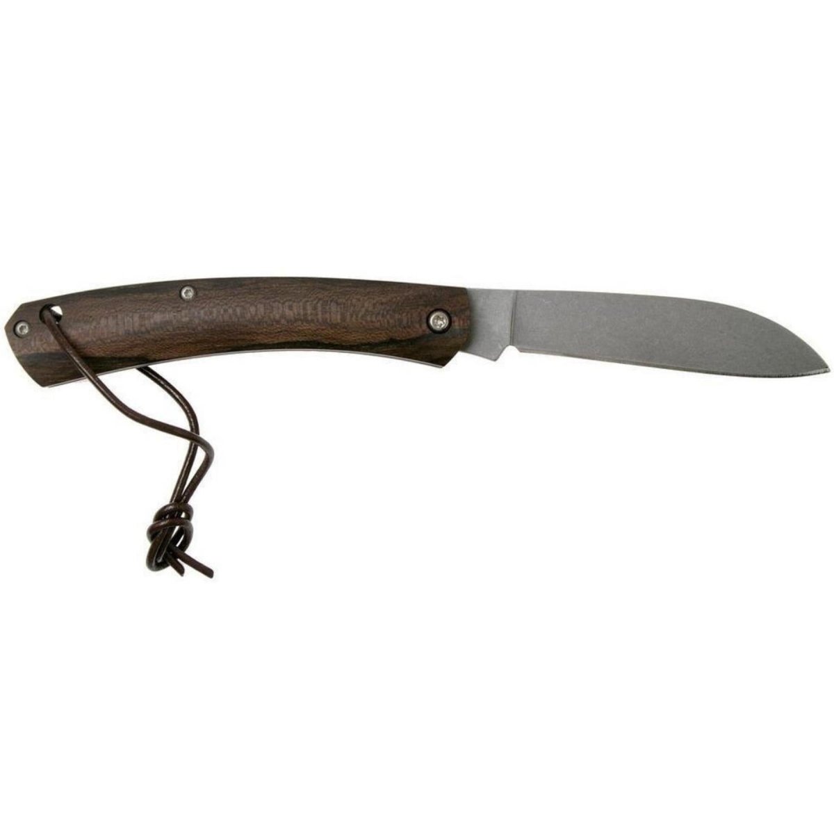 Nóż składany Fox Knives marki włoskiej, składany nóż żeglarski z rękojeścią z drewna ziricote ze stali nierdzewnej