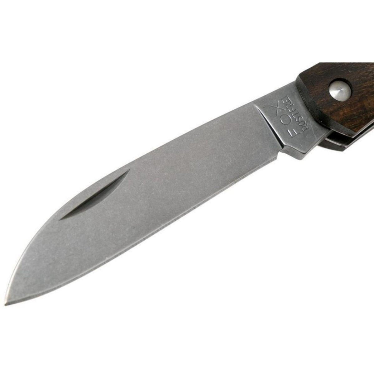 Nóż składany Fox Knives marki włoskiej, składany nóż żeglarski z rękojeścią z drewna ziricote ze stali nierdzewnej