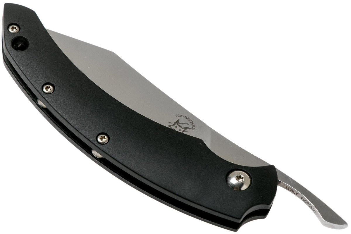 Nóż kieszonkowy Fox Knives Brand Italy SLIM DRAGOTAC ze stali nierdzewnej w kolorze czarnym