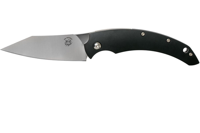 Nóż Fox Knives Brand Italy SLIM DRAGOTAC nóż ze stałą ostrzem ze stali nierdzewnej Czarny - GoMilitar