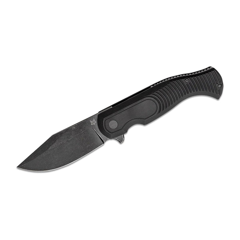 Fox Knives EASTWOOD TIGER Pocket Knife high - speed D2 steel G10 black tactical - GoMilitar