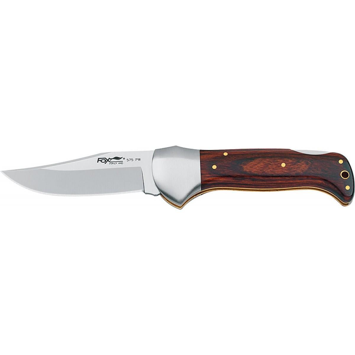 Fox Knives FOREST składany scyzoryk myśliwski narzędzie kempingowe z rękojeścią pakkawood