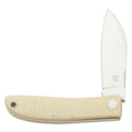 Fox Knives LIVRI Składany scyzoryk 61 HRC M390 stal micarta w kształcie owczej stopy