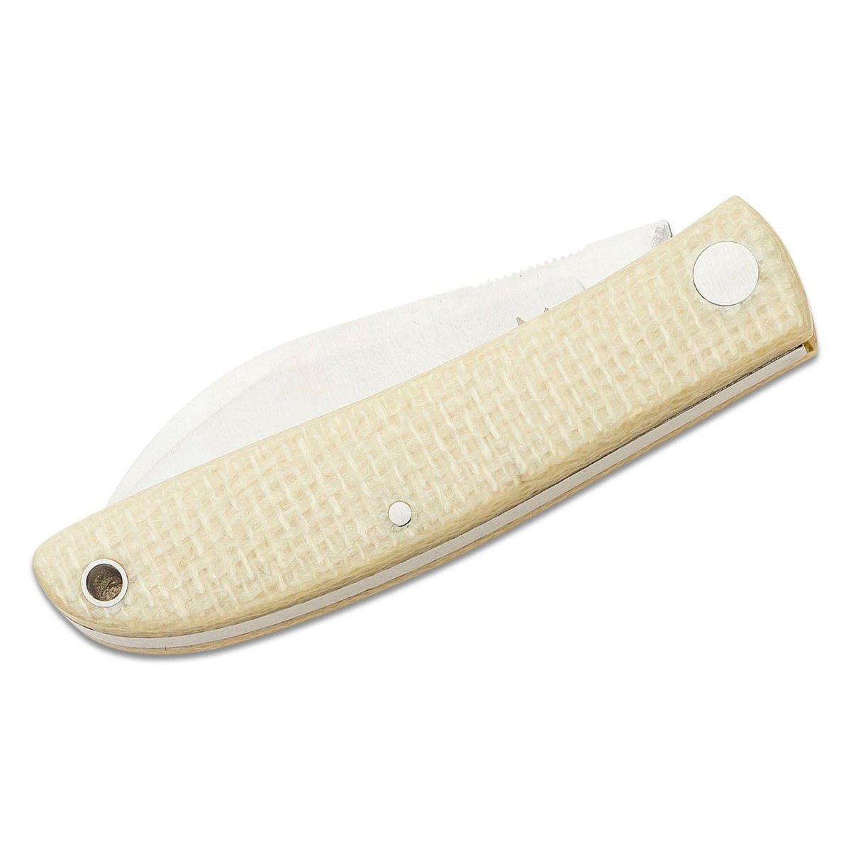 Fox Knives LIVRI Składany scyzoryk 61 HRC M390 stal micarta w kształcie owczej stopy