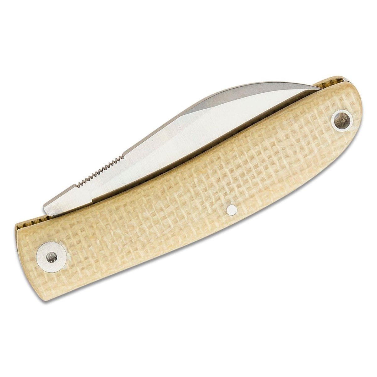 Fox Knives LIVRI Składany scyzoryk 61 HRC M390 stal micarta w kształcie owczej stopy