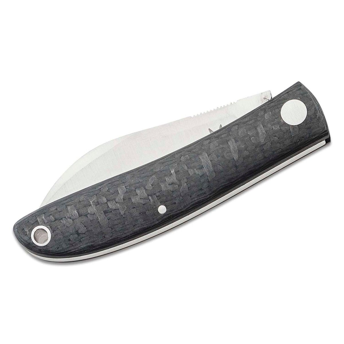 Fox Knives LIVRI Scyzoryk składany w kształcie owczej stopy, 61 HRC M390, stal węglowa