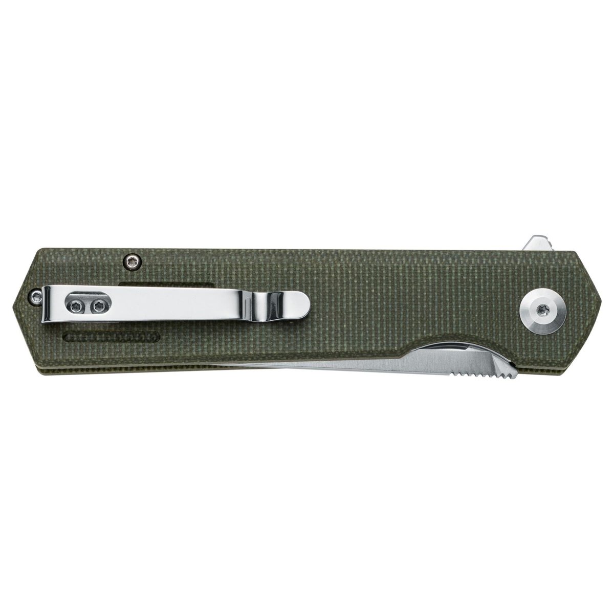 Fox Knives REVOLVER BF-740 OD Składany scyzoryk ze stali nierdzewnej D2 Micarta