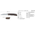 Męski scyzoryk Fox Knives Terzuola Design z rękojeścią z satynowanej cyrkonii