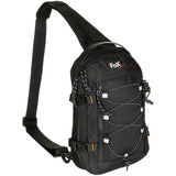 Kompaktowa torba na ramię Fox Outdoor 5L z wyściełanym paskiem, poliester, czarna