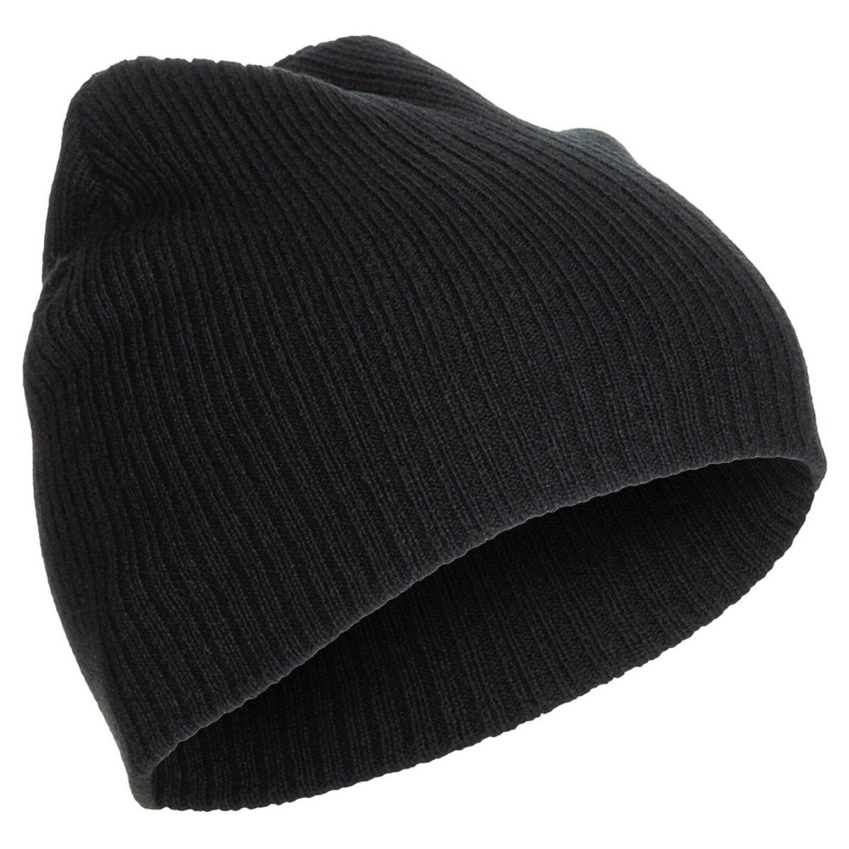 Czapka typu beanie Fox Outdoor, bardzo krótka, jeden rozmiar, dwuwarstwowa, akrylowa, czarna