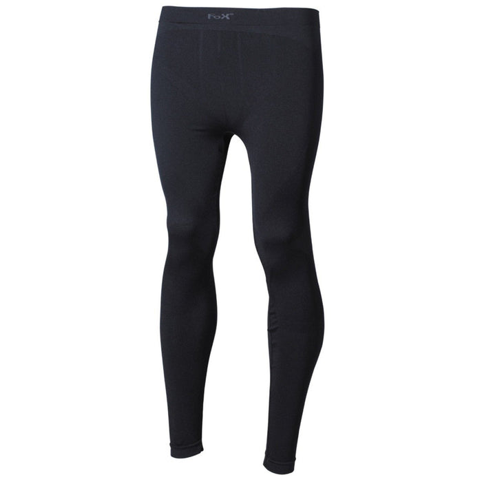 Kalesony Fox Outdoor Thermal Oddychająca, elastyczna tkanina Szybkoschnąca, czarna – GoMilitar
