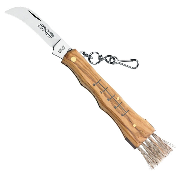 FoxKnives NÓŻ GRZYBKOWY 405 OL Stały nóż grzybkowy Stal nierdzewna AISI 420C - GoMilitar