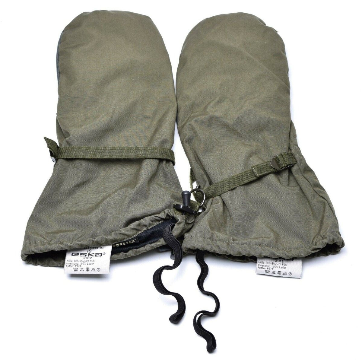Oryginalna armia austriacka Olive OD Goretex Mittens Wojskowe wodoodporne rękawiczki bojowe