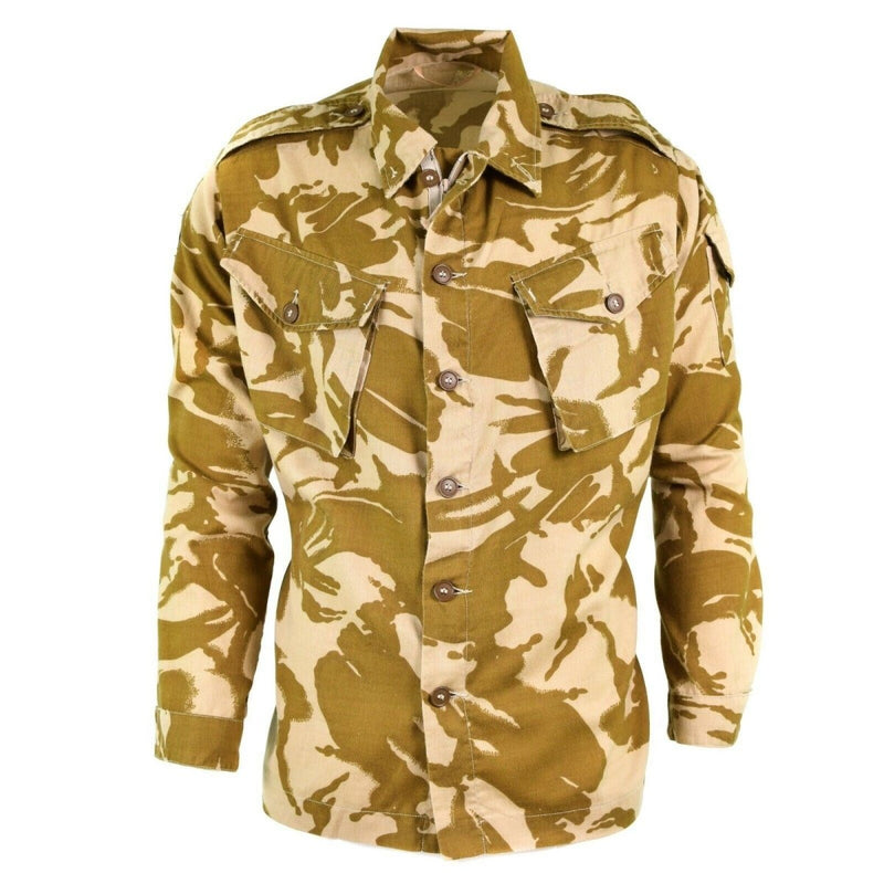 Genuine British army jacket combat desert camo field shirt lightweight military - GoMilitar