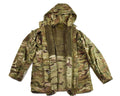Oryginalna brytyjska armia wojskowa mtp kurtka Parka Smock Windproof z kapturem