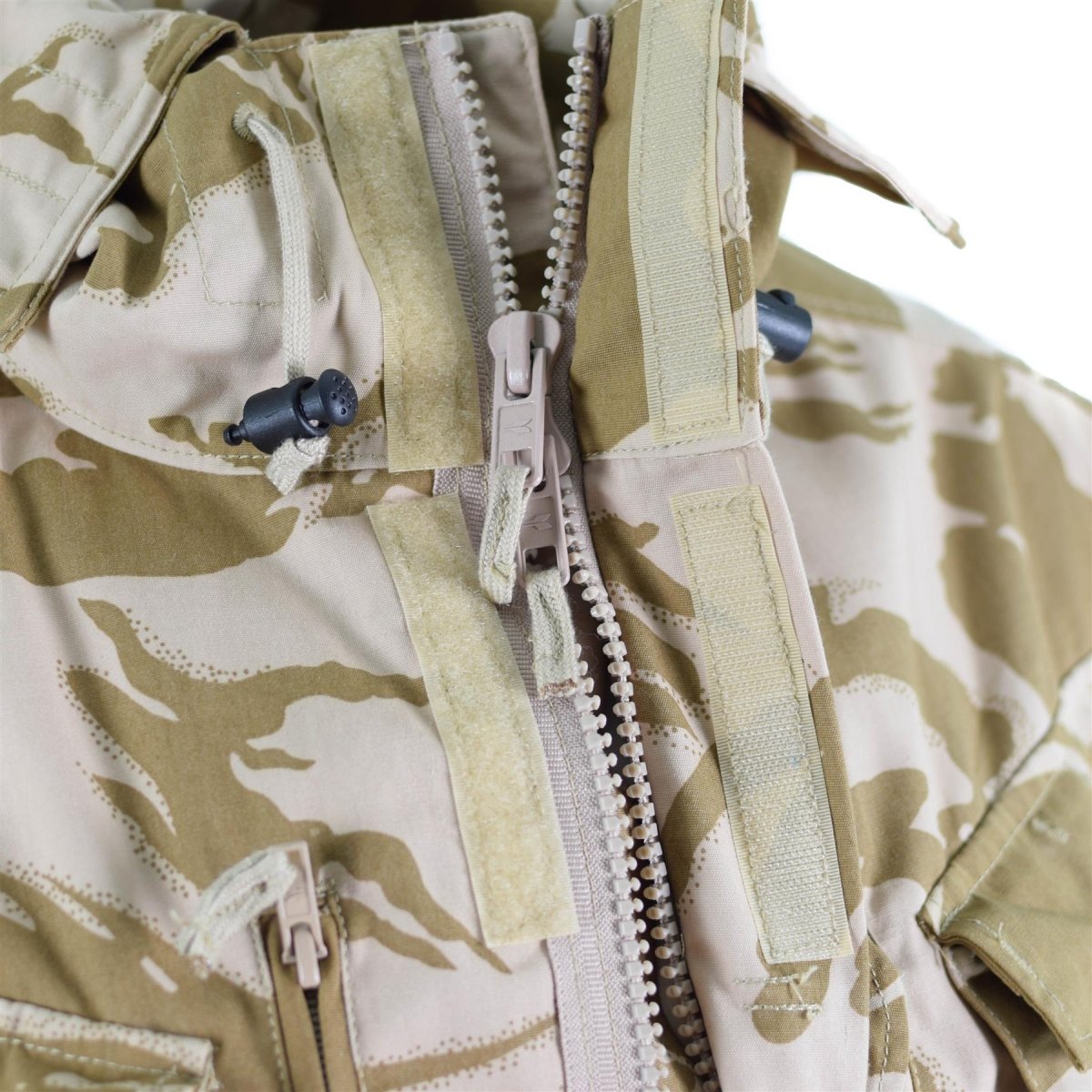 Prawdziwy brytyjska armia Parkana DPM Desert Camo Smock Windproof Jacket Wojskowy numer wojskowy