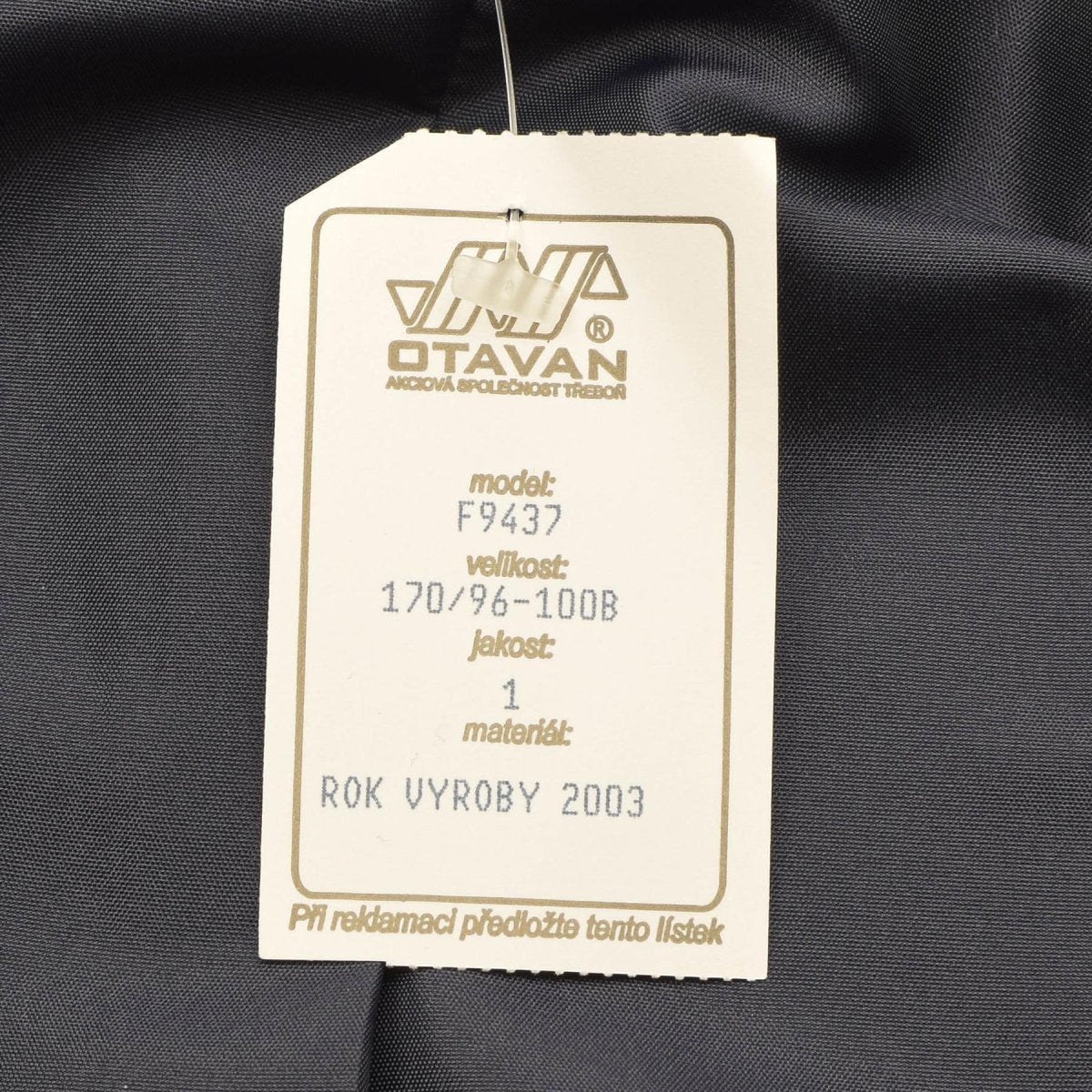 Oryginalny czeski armia niebieska Blouson Silver Buttons Casual Military Bluzja Bluzka Nowa