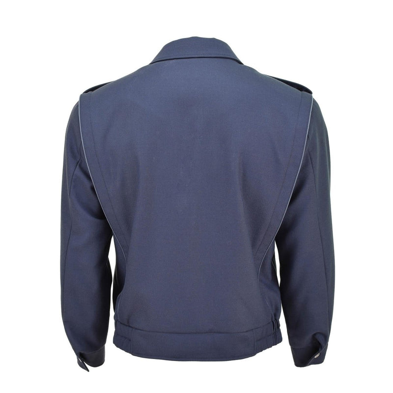 Oryginalny czeski armia niebieska Blouson Silver Buttons Casual Military Bluzja Bluzka Nowa