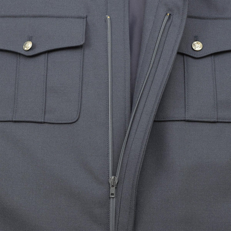 Oryginalny czeski armia niebieska Blouson Silver Buttons Casual Military Bluzja Bluzka Nowa